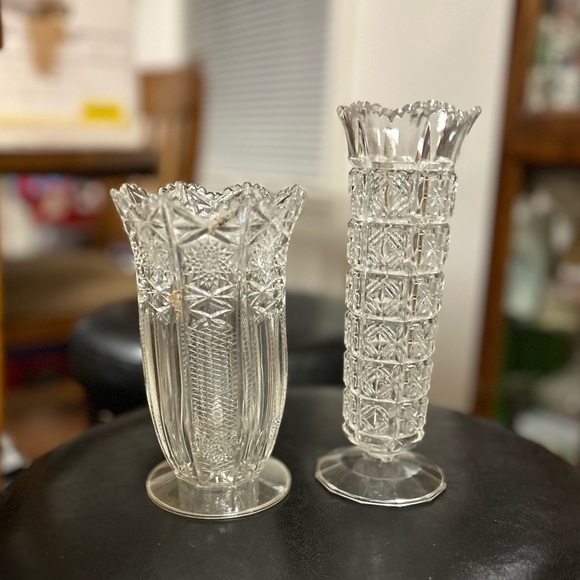 Vintage Regaline acrylic vases - Picture 1 of 2